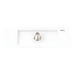 Toma de Pared Coaxial / Conector Tipo F / 75 Ohm / Estilo Designer / Blanco Brillante | SIERRA STORE
