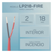 Cable de Alarma contra Incendios / 2x18 AWG / 305 m (1000 ft) / Rojo / FPLR / FT4 UL / Riser | SIERRA STORE