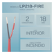 Cable de Alarma contra Incendios / 2x18 AWG / 305 m (1000 ft) / Rojo / FPLR / FT4 UL / Riser | SIERRA STORE