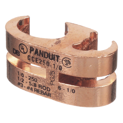 PANDUIT GCE250-1/0-Q - Conector de Conexión a Tierra tipo E / Conductor 1/0 AWG STR – 250 KCMIL MAIN / 6 AWG SOL – 1/0 AWG STR TAP / | SIERRA STORE