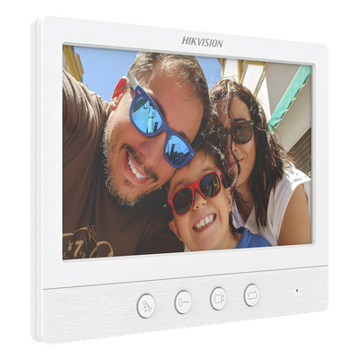 HIKVISION DS-KH2230T - Monitor Adicional para Videoportero / Pantalla 7 Pulgadas / Resolución 1024x600 / Botones Mecánicos / | SIERRA STORE