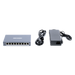 HIKVISION DS-3E1309P-EI - Switch PoE+ Monitoreable / 8 Puertos 10/100 Mbps / 1 Puerto Uplink Gigabit / Alcance Extendido 300 m (984.3 | SIERRA STORE