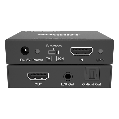 Desincrustador de audio HDMI / 18 Gbps / 4K@60Hz / 8K@60Hz / 32 canales / Dolby Atmos / 0.39 x 0.26 x 0.08 ft | SIERRA STORE