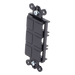 Marco de 6 Puertos / Conectores RJ45 Cat 3/5e/6 / Fibra Óptica MT-RJ SC LC ST / Coaxial F y BNC / Acabado Satinado Midnight | SIERRA STORE