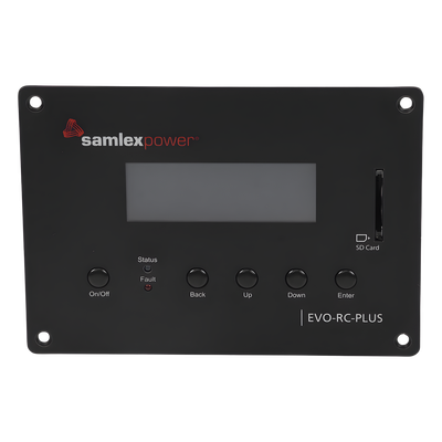 Control remoto para inversor cargador / LCD 4x20 / Conectores RJ-45 y RJ-12 / Registro SD / Monitoreo en tiempo real | SIERRA STORE