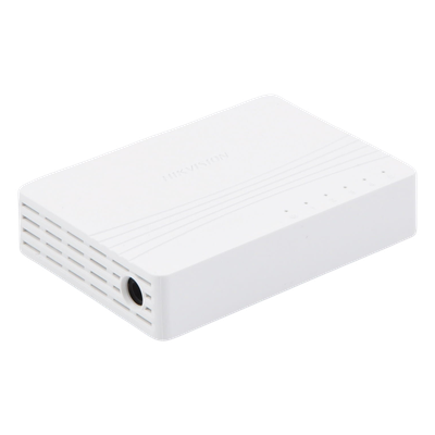 HIKVISION DS-3E0505D-E - Switch Gigabit No Administrable de Escritorio con 5 puertos 10 / 100 / 1000 Mbps / Diseño Compacto y Estetico | SIERRA STORE