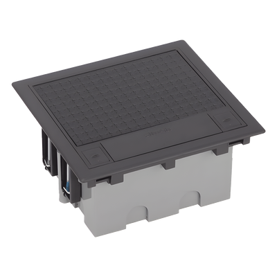 Caja de Piso Falso / 2 Módulos Dobles / Profundidad Ajustable 90-120 mm (3.54-4.72 in) / Tapa Embellecedor / IK08 / +125 °C | SIERRA STORE