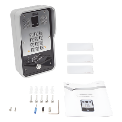 Video Portero SIP Con Cámara, 1 Relevador Integrado, Onvif y lector de tarjetas RFID para acceso | SIERRA STORE