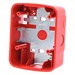 Caja de Montaje en Pared y Techo / Para Bocina y Bocina con Estrobo / Color Rojo / Compatible Serie L | SIERRA STORE