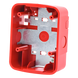 Caja de Montaje en Pared y Techo / Para Bocina y Bocina con Estrobo / Color Rojo / Compatible Serie L | SIERRA STORE