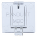 PANDUIT MDC-C - Tapa Anti-Polvo / 0.26 pulg (6.6 mm) Profundidad / 0.48 pulg (12.2 mm) Altura / 0.51 pulg (13 mm) Ancho / Paquete 100 | SIERRA STORE