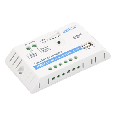 Controlador de Carga Solar PWM / 10A / 12/24V Auto / USB 5V/2A / Tierra Positivo Común / LED | SIERRA STORE