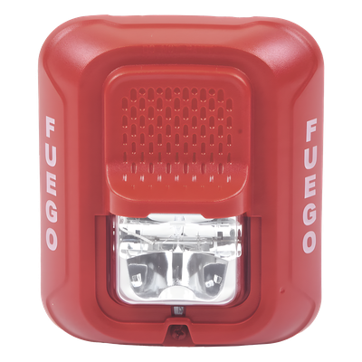 Lámpara Estroboscópica para Montaje en Pared, Color Rojo, Nivel de Candelas Seleccionable, Nuevo Diseño Moderno y Elegante y Menor | SIERRA STORE