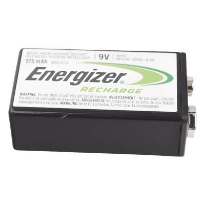 Batería Recargable Ni-MH / 9V / 175 mAh / 8.4V Nominal / Compacta | SIERRA STORE