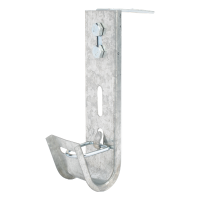 Soporte J-Hook para Cableado Estructurado / Capacidad 7 Cables Cat6 / Acero al Carbón / Montaje Pared y Techo / Interior | SIERRA STORE