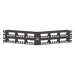 PANDUIT CPPA48FMWBLY - Panel de Parcheo Modular / Angulado Instalación al Ras / 48 Puertos / 2UR / 19in / Sin Blindaje | SIERRA STORE