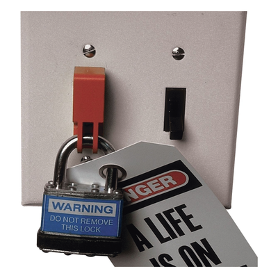 PANDUIT PSL-WS - Dispositivo de Bloqueo LOTO / Interruptores de Palanca / 15.2 x 22.3 mm / Polipropileno Resistente / Rojo / -40°C a | SIERRA STORE