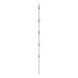 EPCOM INDUSTRIAL SYS-POST-3W - Poste para Cerca Electrificada / 5 Aisladores de Paso / Acero Galvanizado Cal. 18 / 1.2 m (3.9 ft) / | SIERRA STORE