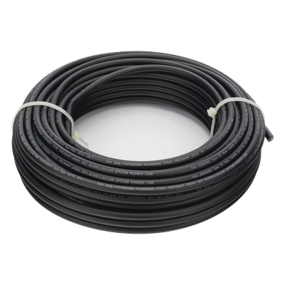 Cable Fotovoltaico / 6 mm² (10 AWG) / Cobre Estañado / 2000V / Rango -40°C a 120°C / Rollo 25 m (82 ft) / UL 4703 y TUV | SIERRA STORE