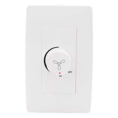Dimmer Rotativo para Ventilador / 300 W 127 V CA / Color Blanco. | SIERRA STORE