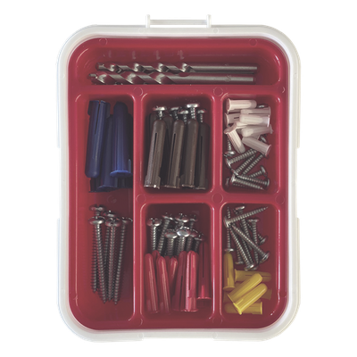 Kit de Fijación en Concreto / Doble Expansión 4 Direcciones / 104 Piezas / Guía Incluida / Anti-Giro | SIERRA STORE