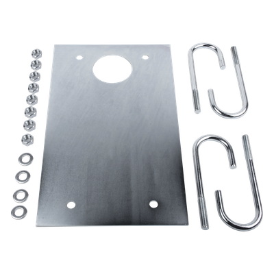 Base para Barrera / Acero Inoxidable / Compatible FAAC640 y FAAC642 / Anclaje Exterior | SIERRA STORE