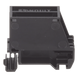 PANDUIT CADIN1BL-S - Adaptador de 1 Puerto / Blindado / Riel DIN 35 mm (1.38 in) / Mini-Com / Perfil Bajo / Negro | SIERRA STORE