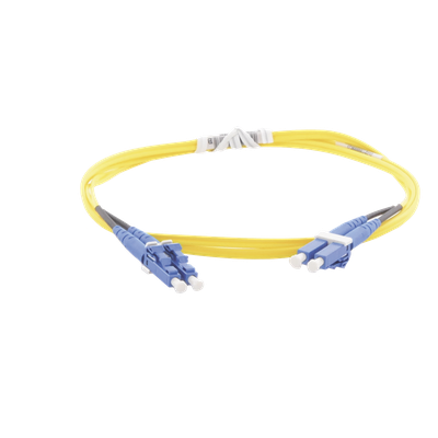 PANDUIT F92ERLNLNSNM001 - Jumper de Fibra Óptica / Monomodo OS2 9/125 / LC-LC Duplex / OFNR Riser / 1 m (3.28 ft) / Amarillo | SIERRA STORE