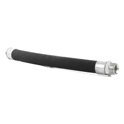 Manguera flexible de descarga / 2" NPT macho / longitud 31 in / radio de doblez mín. 13.5 in / hule reforzado y acero cadmiado / ECS | SIERRA STORE