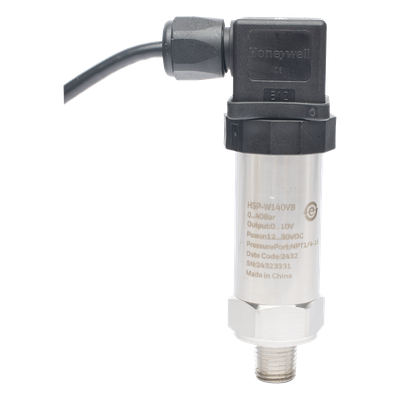 Sensor de Presión Industrial / Rango 0 a 40 bar / Salida Analógica 0-10 V / Conexión NPT / IP65 / -20 a 125 °C | SIERRA STORE