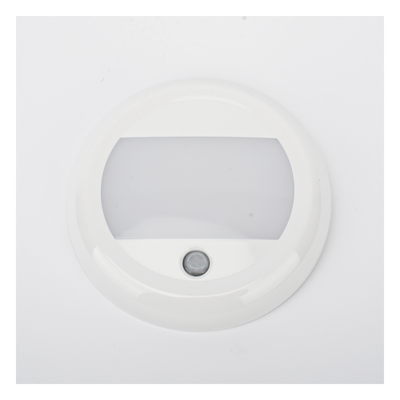 Luz LED de Cortesía Circular / 750 Lúmenes / Sensor PIR / 12-24 V / IP67 / 5.1' Ancho | SIERRA STORE