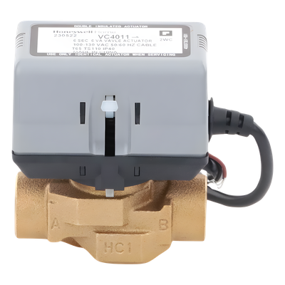 Válvula Motorizada de 2 Vías / Actuador Integrado / Conexión BSPT 3/4" / Control On/Off / 100-130 VCA / Flujo Bidireccional | SIERRA STORE