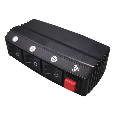 Switch de Control / 4 Interruptores / 12 VCC / 15 A / 104x55x33 mm / 4.09x2.17x1.30 in | SIERRA STORE