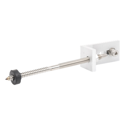Soporte L para riel 7 con tornillo  M10*200 para techo de lamina | SIERRA STORE