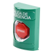 Botón de Salida de Emergencia / Texto en Español / Acción Mantenida / LED de Iluminación / Cubierta Transparente / UL cUL ADA | SIERRA STORE