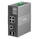 Switch Industrial Easy Managed / 6 Puertos Gigabit / 4 PoE (1× PoE++ 60W + 3× PoE+ 30W) / 120W PoE Budget / 2 SFP / IP40 / -40°C a | SIERRA STORE