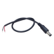 Cable Pigtail DC / Conector Macho 5.5 x 2.1 mm / 30 cm (11.8 in) / Calibre 22AWG / Polarizado / 12 VCC | SIERRA STORE