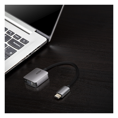 Adaptador USB-C a VGA / 2048x1152 @ 60Hz / Thunderbolt 3 Compatible / HDCP 1.3 / 0.03 kg | SIERRA STORE