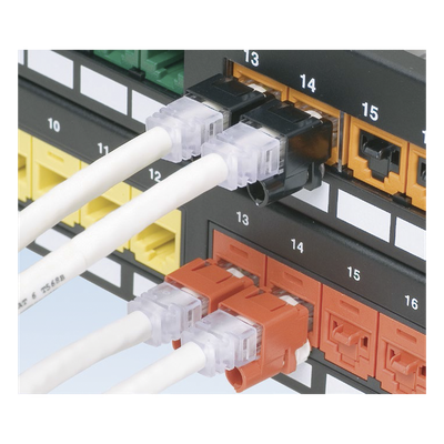 PANDUIT PSL-DCPLRX - Kit de 10 Dispositivos para Impedir Desconexión de Plug RJ45, Color Rojo, Incluye Herramienta para | SIERRA STORE