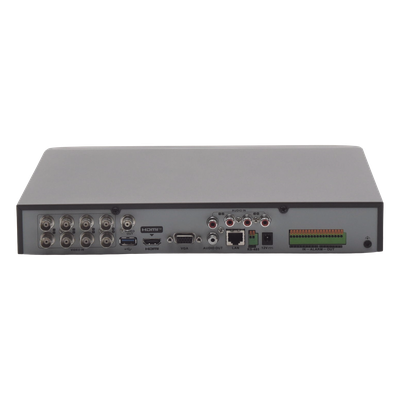 HIKVISION IDS-7208HUHI-M1/S/A(C) - DVR 8 Canales TurboHD + 8 Canales IP / 8 Megapixel (4K) / Acusense (Evita Falsas Alarmas) / Audio | SIERRA STORE