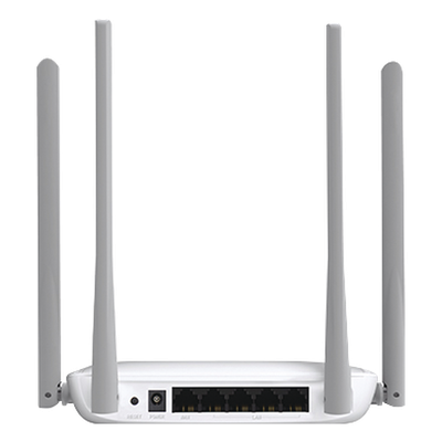 Router Inalámbrico N / 300 Mbps / 2.4 GHz / 1 Puerto WAN 10/100 Mbps / 3 Puertos LAN 10/100 Mbps / 4 Antenas 5 dBi | SIERRA STORE