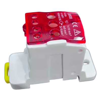 Bloque de Distribución Eléctrico / 1 Entrada / 6 Salidas / 85 A / 690 V / Montaje en Carril DIN | SIERRA STORE