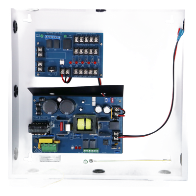 Fuente de Poder para Control de Acceso / 6A Total / 12-24 VDC Selectable / 5 Salidas Clase 2 PTC / Respaldo Batería 40 AH / | SIERRA STORE