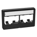 PANDUIT CFFPL4BL - Placa de Mobiliario Modular / 4 Puertos Mini-Com / ABS Negro / 2.9x0.88x1.77 pulg (73.66x22.35x44.95 mm) | SIERRA STORE