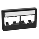PANDUIT CFFPL4BL - Placa de Mobiliario Modular / 4 Puertos Mini-Com / ABS Negro / 2.9x0.88x1.77 pulg (73.66x22.35x44.95 mm) | SIERRA STORE