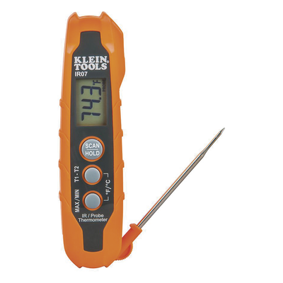 Kit Prueba HVAC / Multímetro Gancho TRMS / Termómetro Dual IR -40 a 300 °C / Detector NCVT 12-1000V CA / Ciclo Servicio / Linterna | SIERRA STORE