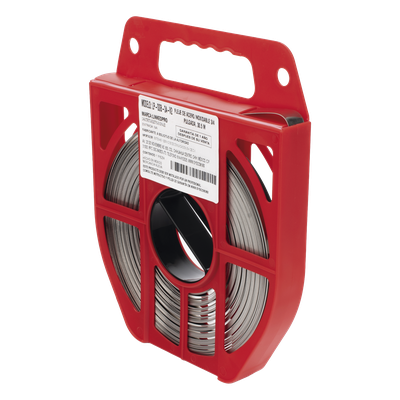 LINKEDPRO BY EPCOM LP-SSB-34-V2 - Fleje de Acero Inoxidable / Ancho 3/4 pulgadas / Grosor 0.70 mm / Largo 30.5 m (100 ft) / | SIERRA STORE