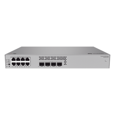 Switch Administrable PoE Capa 2 / 8 puertos Gigabit PoE / 4 puertos 2.5GE SFP Uplink / 128 W / 36 Gbps / Gestión en Nube | SIERRA STORE