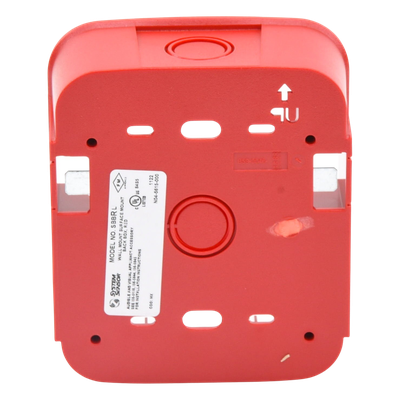 Caja de Montaje en Pared / Para Sirena / Color Rojo / Diseño Compacto / Compatible Serie L | SIERRA STORE