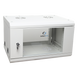 Gabinete de Pared 6U / 19" / Profundidad 455 mm (1.49 ft) / Cristal Templado / Carga 80 kg / Acero Reforzado | SIERRA STORE